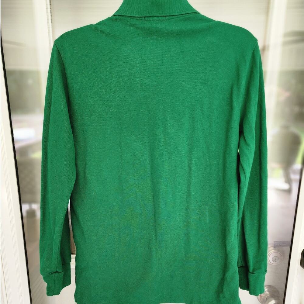Polo by ralph Lauren Boy's Large(14-16) Green Long Sleeve 100% Cotton Pullover - Picture 3 of 6